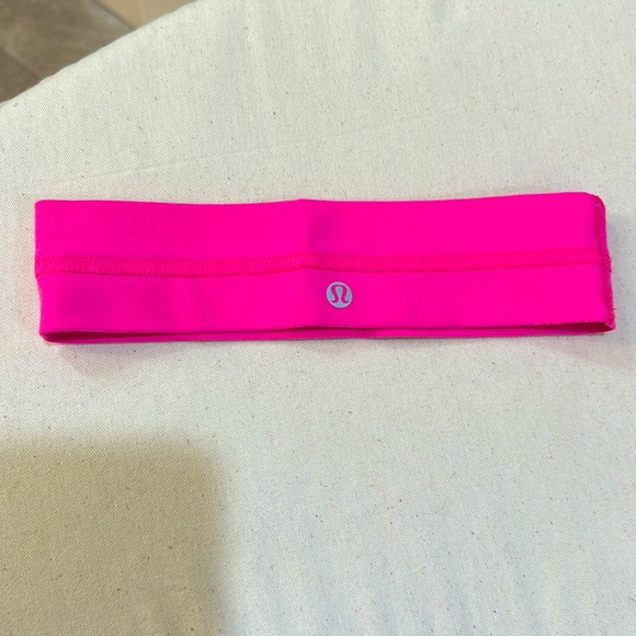 lululemon athletica Accessories - Lululemon hot pink workout headband
